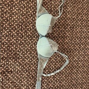 La Perla Sky Blue Lace Bra 34C